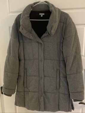 T by Talbots Knit Puffer Coat